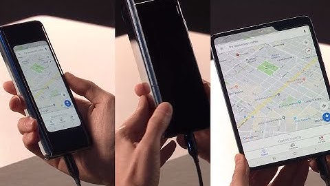 VIDEO: How the Samsung folding phone works