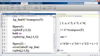 power series in matlab