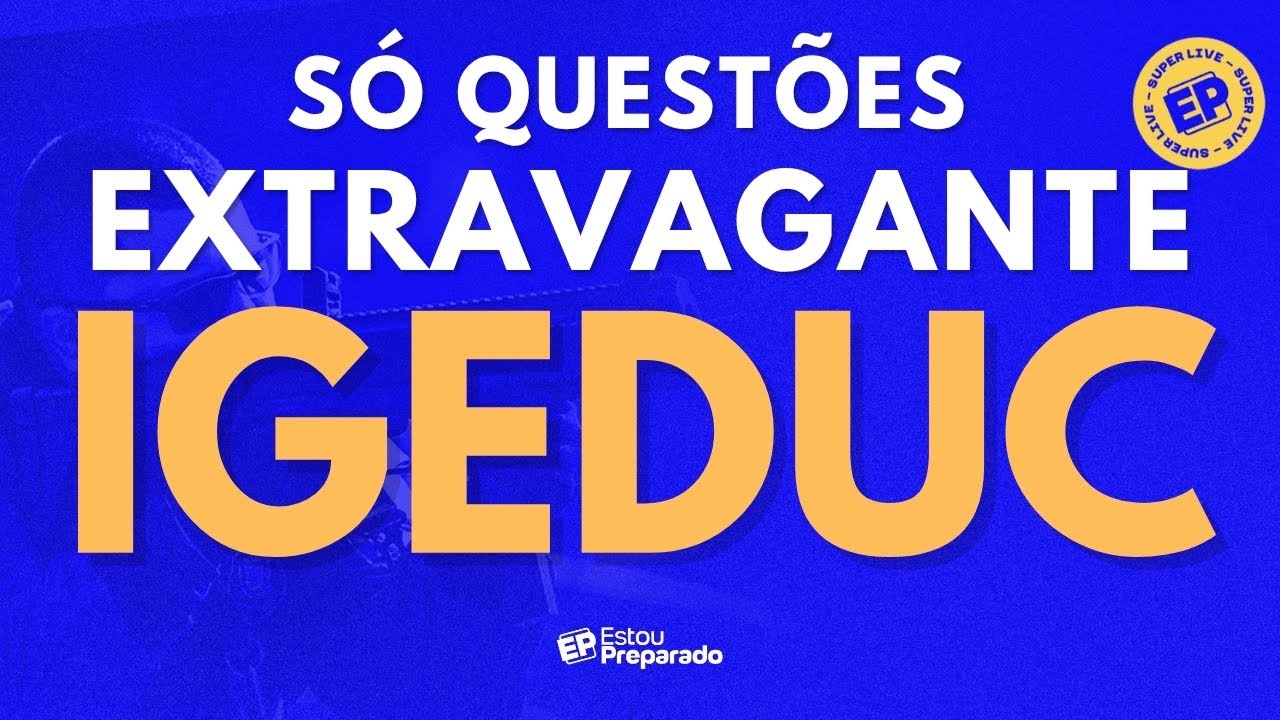 CONCURSO GUARDA PAULISTA-PE: RESOLUÇÃO DE QUESTÕES EXTRAVAGANTE com THADEU