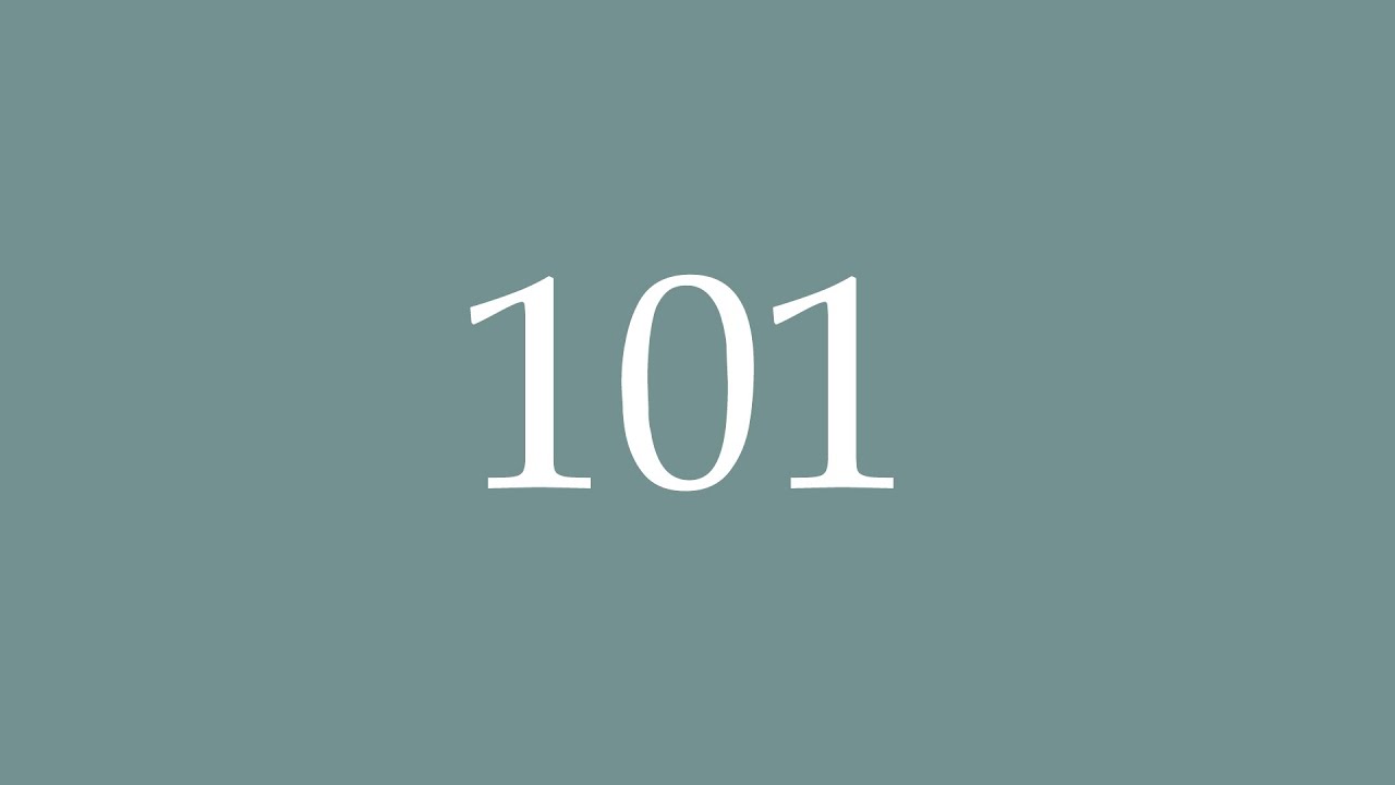How to pronounce ''101'' in French - YouTube