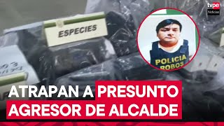 Policía capturó a presunto agresor del alcalde de Comas