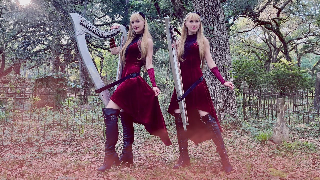 BITTEN (Original Vampire Song) Harp Twins