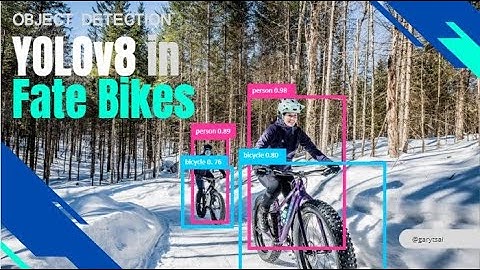 YOLOv8 Object Detection 🔥⚡️in a Snow Bicycle Race🚴❄️🌨🧊