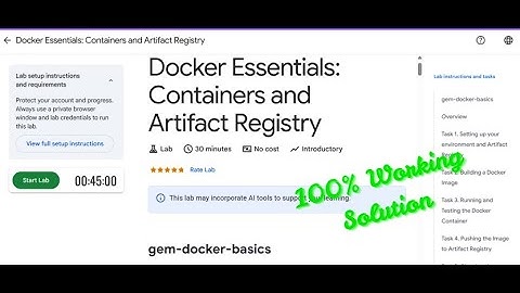 Docker Essentials:Containers and Artifact Registry|#qwiklabs |#googlecloudplatform|#arcade|#solution