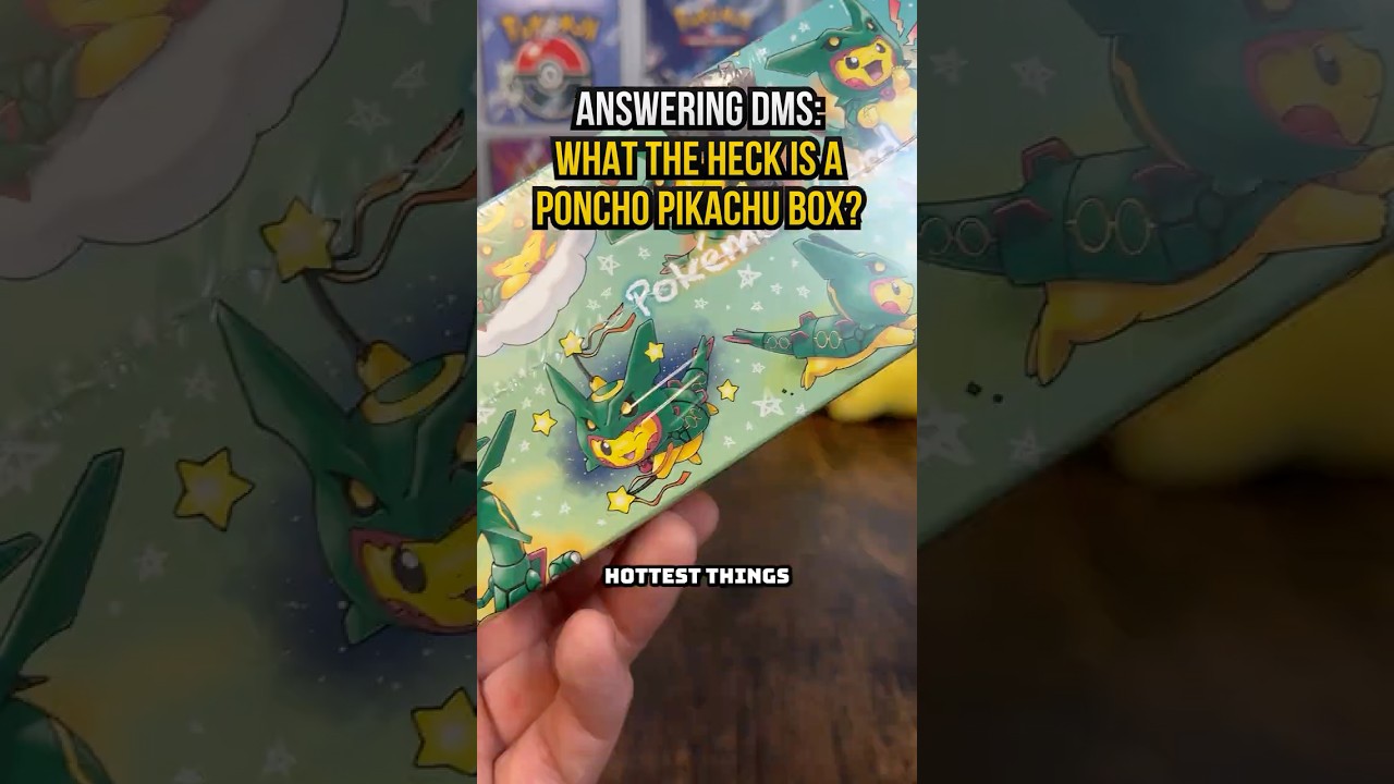 💬ANSWERING DMs: WHAT THE HECK IS A PONCHO PIKACHU BOX? 