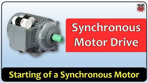 Starting of a Synchronous Motor