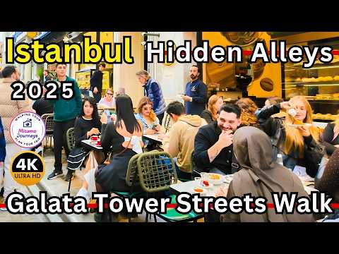 Discover Galata Tower S Hidden Alleys Beautiful 4K Walking Tour