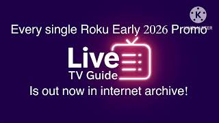 Roku Early 2026 Promos is here on Internet Archive!