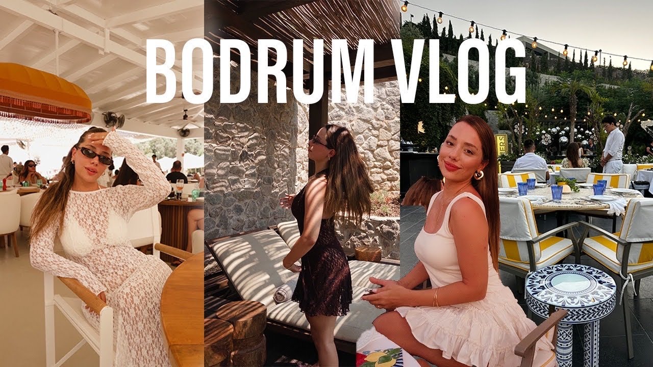 KIZ KIZA 3 GÜN BODRUM TATİLİMİZ! Nerelere Gittik ? Beachler ve Mekanlar ✨