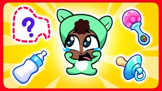 💖🍼👶 Take Care Of Baby 💖👶 Babysitting with Brother 👶 Sibling Baby Care 💖 Cartoon for Kids