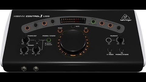 Behringer Xenyx Control1 Usb Review