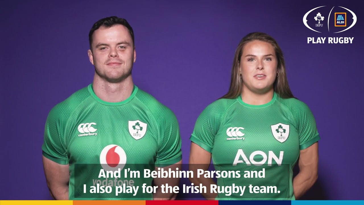 Aldi Play Rugby Squad with Beibhinn Parsons & James Ryan