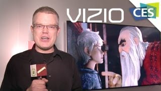 Vizio Booth Tour: Upcoming TVs and Laptops - CES 2013