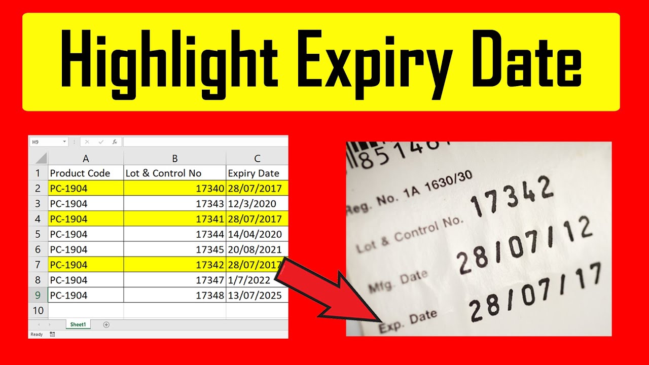 how-to-identify-or-highlight-expired-dates-in-excel-youtube