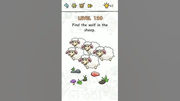Brain challenge level 120 Find the wolf in the sheep, Solution Walkthrough