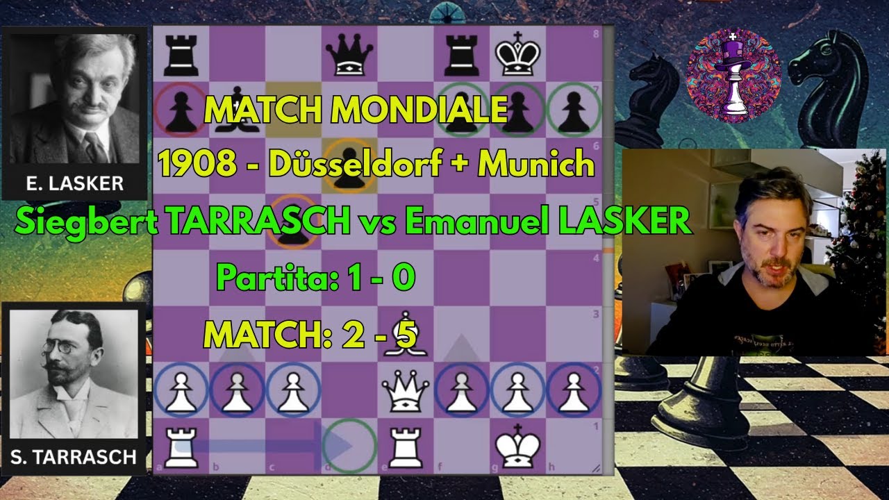 TARRASCH NON MOLLA! 😤 Accorcia le distanze contro Lasker: Analisi Gara 10 (1908) ♟️