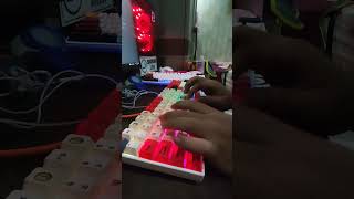 Royal Kludge RK100 Red Switch lubed Sound Test #royalkludge #mechanicalkeyboard #redswitch #asmr