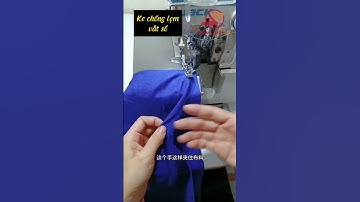 Thao tác vắt sổ chuẩn kích thước không lẹm vải| Song Anh MK #Phutungmaykhausonganh