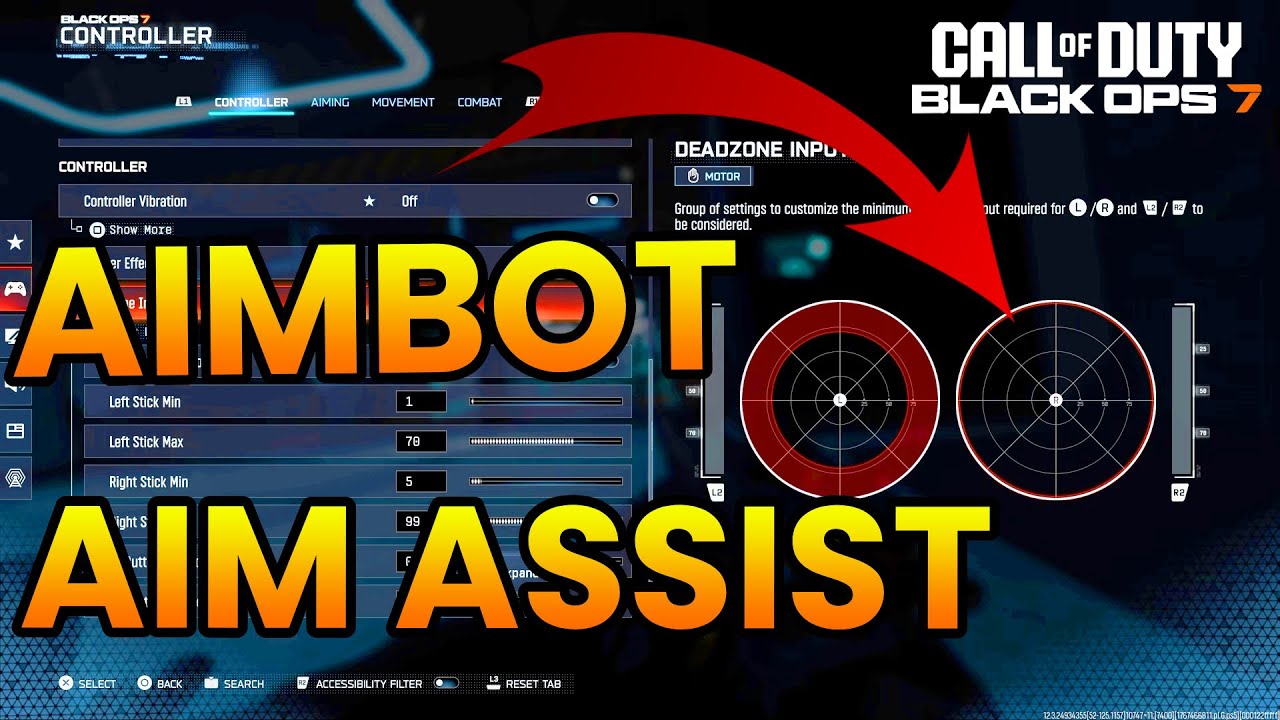 *NEW* BO7 AIM ASSIST SETTINGS Give You Perfect Stick Control!
