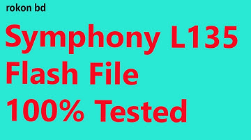 Symphony L135 flash file 100% Tested 6531E