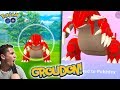 GEN 3 LEGENDARY GROUDON CAUGHT IN POKÉMON GO! *NEW LEGENDARY*