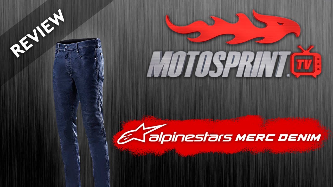 REVIEW | CALÇA ALPINESTARS MERC DENIM JEANS - MOTOSPRINT - YouTube