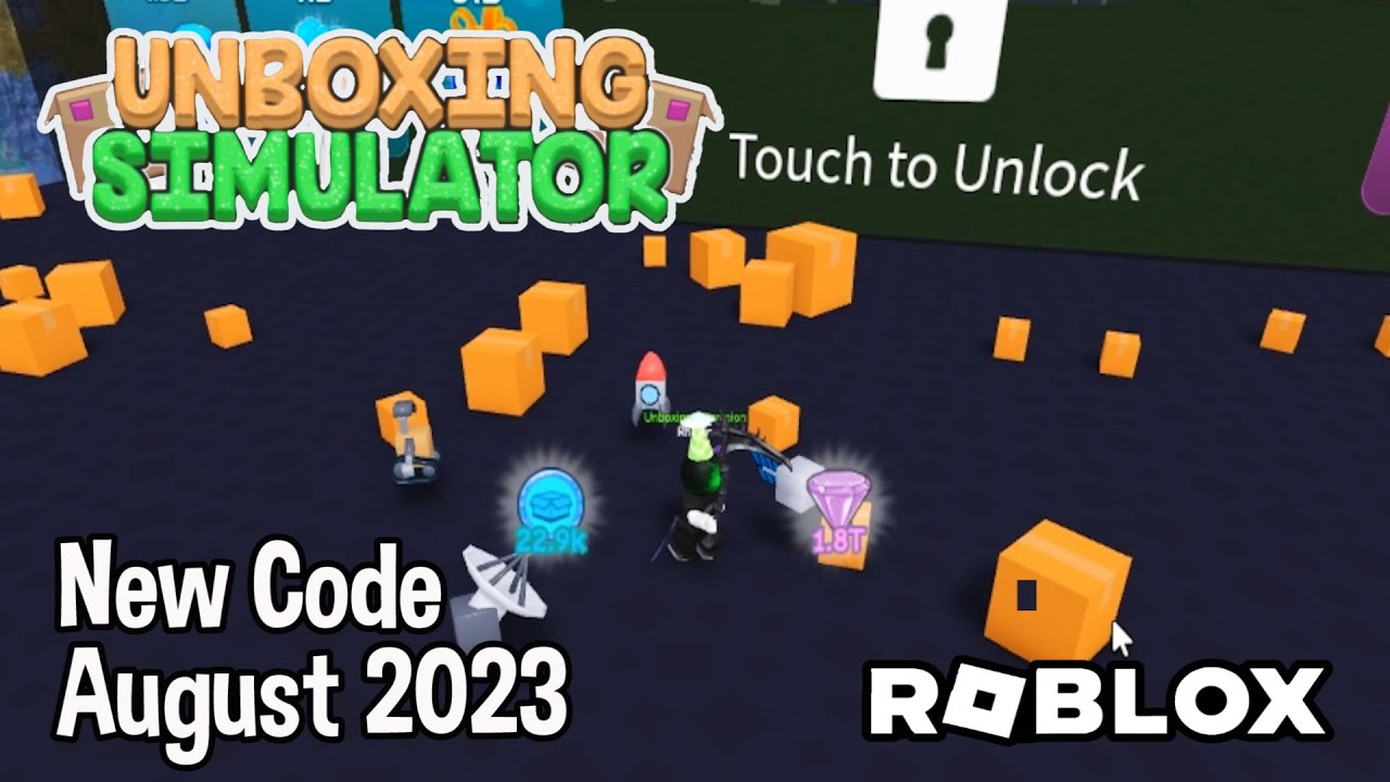 Roblox Unboxing Simulator New Codes August 2023 