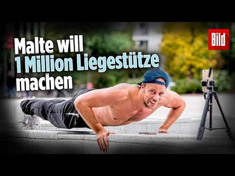 Push-Ups 4 Charity: Malte will in einem Jahr 1 Million Liegestütze machen