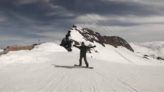 Early May snowboarding in Austrian Tyrol