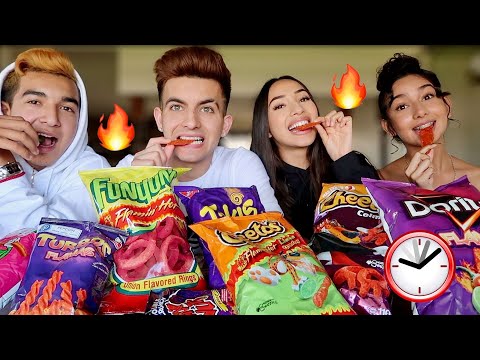 WHO CAN EAT THE SPICIEST CHIPS FASTER!! **GONE WRONG**