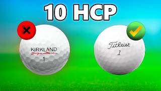 Kirkland Signature Vs. ProV1...Can a 10 Handicap Tell The Difference?