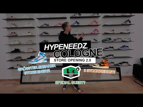 HYPENEEDZ® Köln Reopening/Umzug | Store tour durch unseren 3 Stöckigen Resell Store!!?