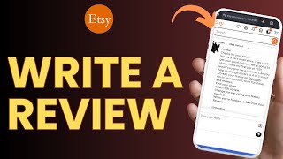 How to Leave Review on Etsy Purchase