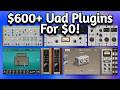 $600+ In Universal Audio Plugins For $0! Don't Miss This! - UAD Explore Free