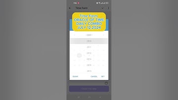 Time Farm ORACLE OF TIME daily combo july 12,2024