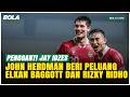 Jay Idzes Absen, John Herdman Andalkan Elkan Baggott dan Rizky Ridho
