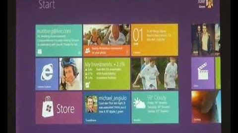 Windows 8,=1st look at GUI by Developers at Microsoft......