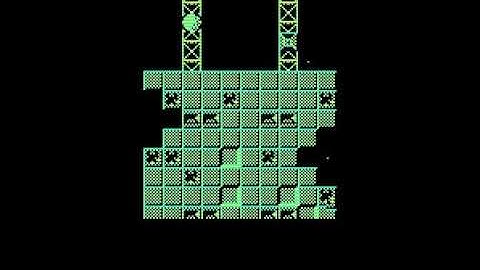 Space Force - Oric Atmos - 8 bit game - space map test