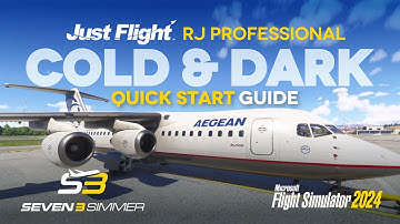 JUSTFLIGHT RJ PROFESSIONAL Cold & Dark Quick Start Guide TUTORIAL #microsoftflightsimulator #msfs