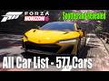 Forza Horizon 6 - All Car List - 577 Cars (Spotted and Revealed Cars)