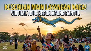 SERU BANGET! Berburu Layang Layang Naga di Lapangan Kebon Agung Bantul | Wisata Sore Jogja