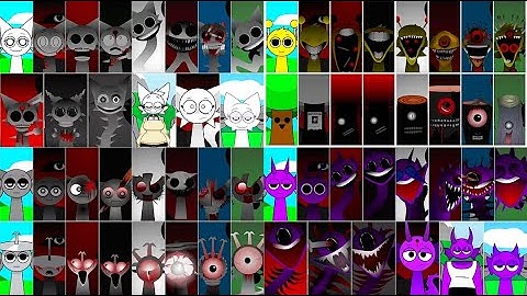 Incredibox Sprunki Mix: Wenda Vs Simon Vs Mr. Tree Vs Gray Vs Clukr Vs Durple