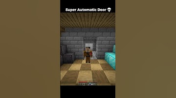 Minecraft: Super Automatic Door 💀 #shorts #minecraft #minecraftmemes