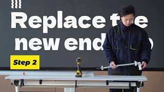 How to replace the slide topper awning end caps