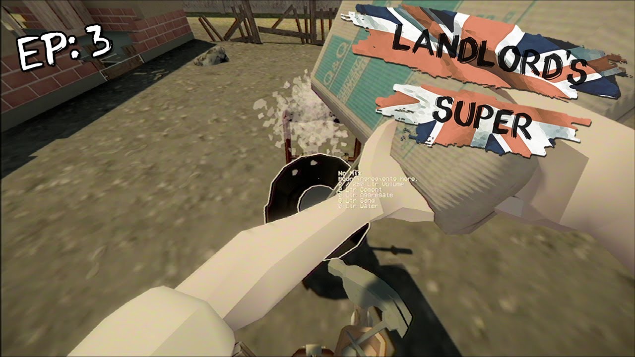 Concrete is HARD! Landlord's Super EP3 Early access YouTube
