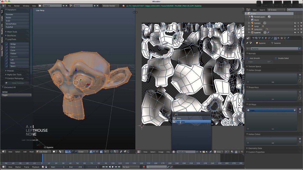 Blender 2.7 Using a UV mapped stencil to restrict texture paint YouTube