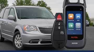 “How I Programmed a Dodge/Chrysler/Jeep Key/Fobik key in Minutes with the Autel KM100 🔥”