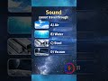 sound can not travel through