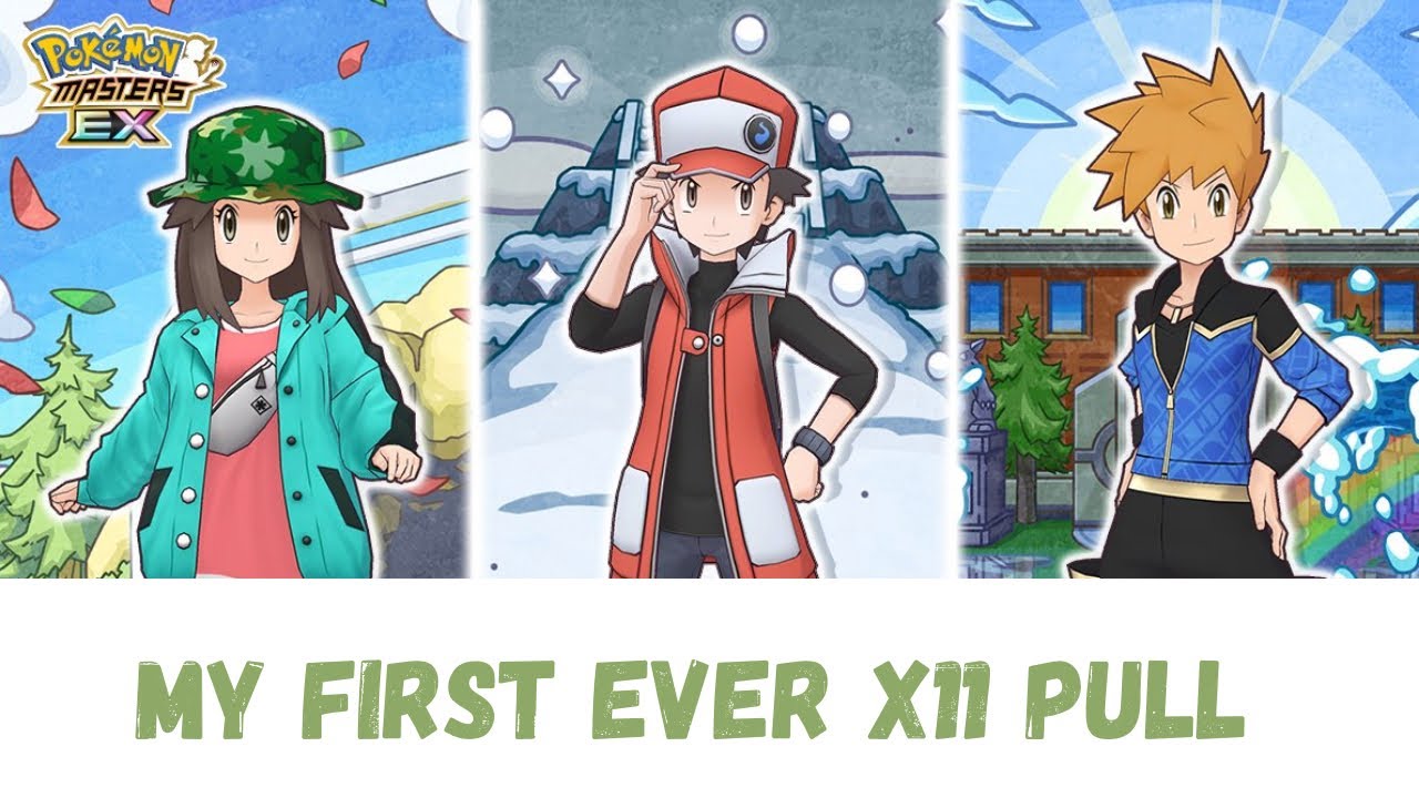 My First Ever X11 Pull — Pokémon Masters Ex