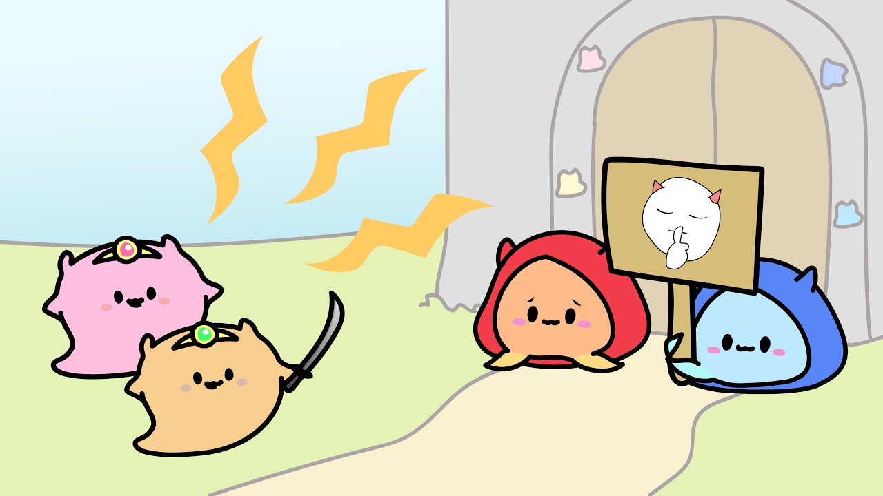 兄が看板を持つ双子の敵【アニメ】【リズム】